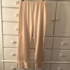 Vintage palazzo pants undergarment slip size L